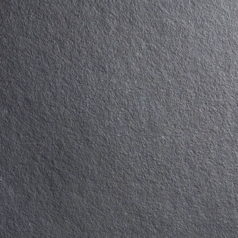 Black Limestone paving, dark charcoal riven-textured natural stone